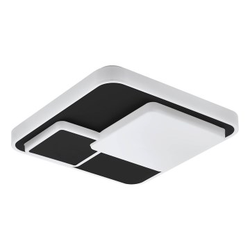 Eglo 75667 - LED Stropní svítidlo LEPRESO LED/19,5W/230V 38,5x38,5 cm černá
