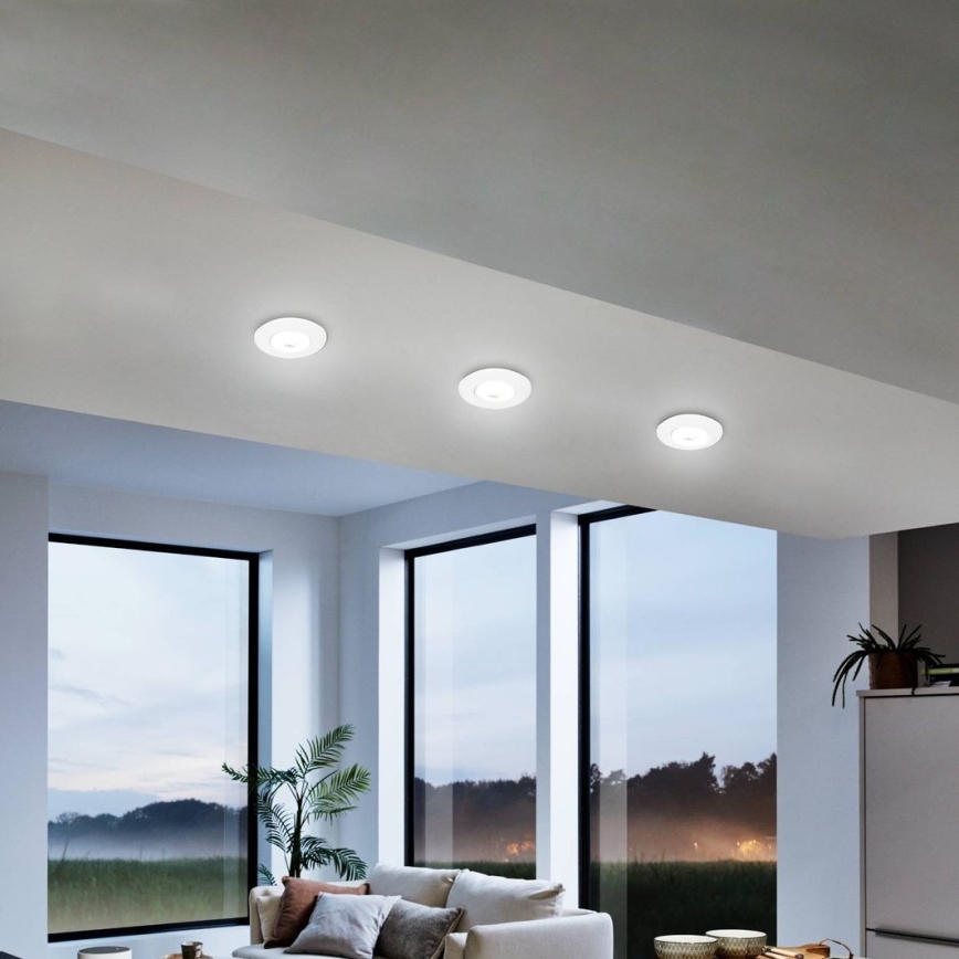 Eglo 75763 - SADA 3x LED Podhledové svítidlo ZUJAR LED/3,4W/230V bílá