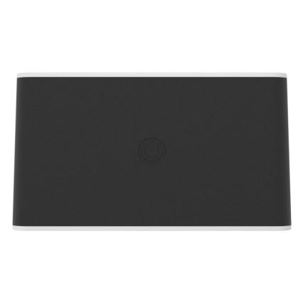 Eglo - LED Stmívatelné nabíjecí dotykové venkovní nástěnné svítidlo LED/5W/5V 2000 mAh 3000/4000/6500K IP44 černá