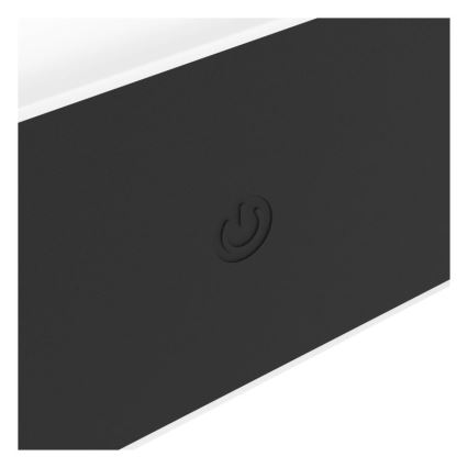 Eglo - LED Stmívatelné nabíjecí dotykové venkovní nástěnné svítidlo LED/5W/5V 2000 mAh 3000/4000/6500K IP44 černá