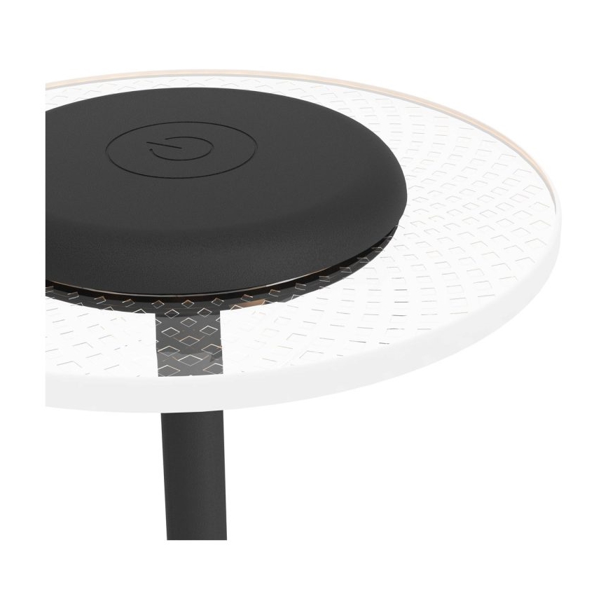 Eglo - LED RGBW Stmívatelná nabíjecí dotyková stolní lampa LED/5V 2000 mAh černá