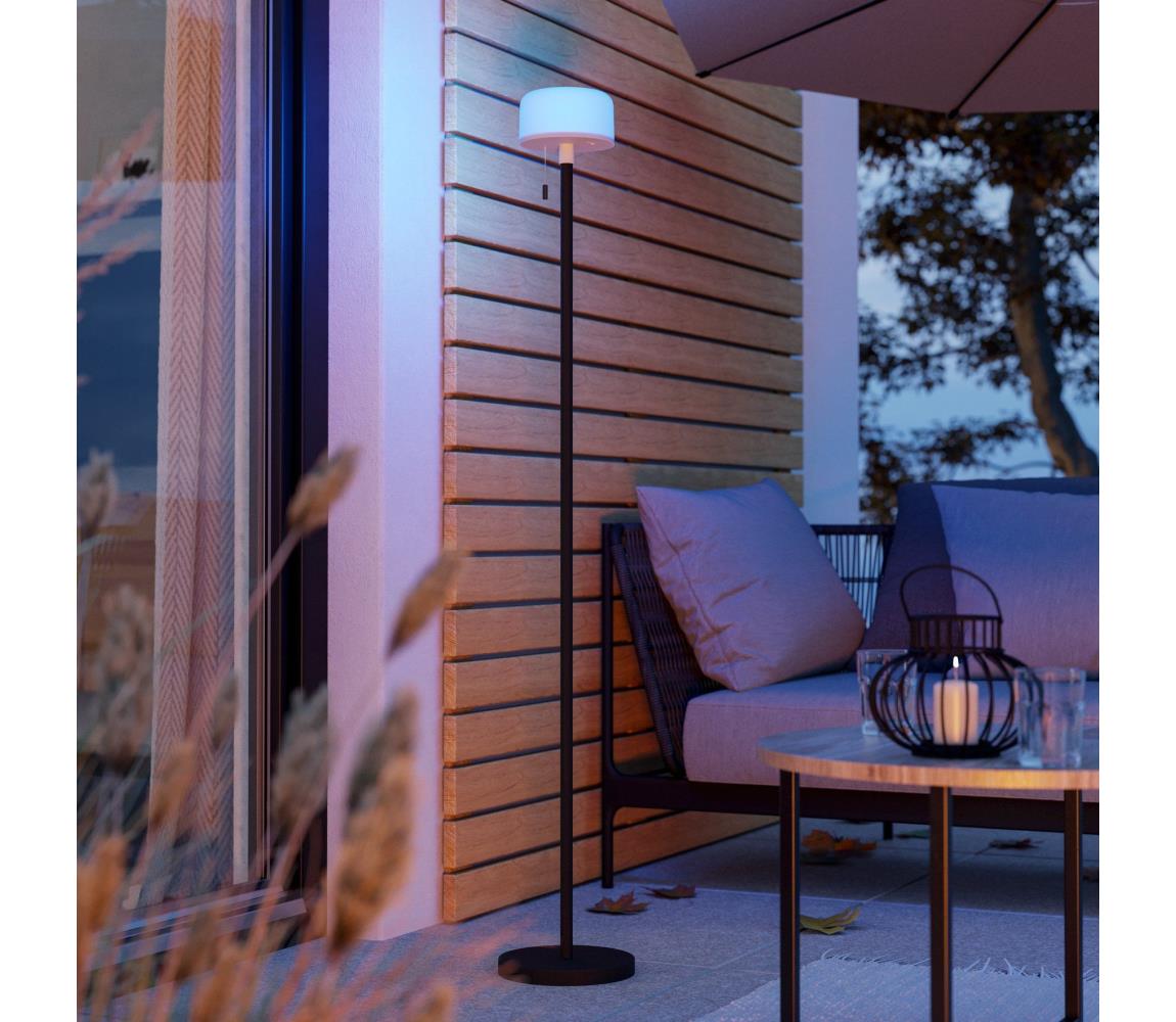 Eglo 75888 - LED RGBW Stm. ven. stojací lampa MONTAPALMA-L LED/2,2W/3,7V IP54 75888 Bílá,Černá