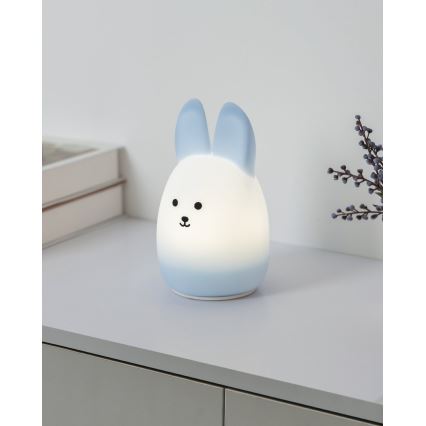 Eglo - LED RGBW Nabíjecí dotykové dětské noční světlo LED/5W/5V 1200 mAh zajíc