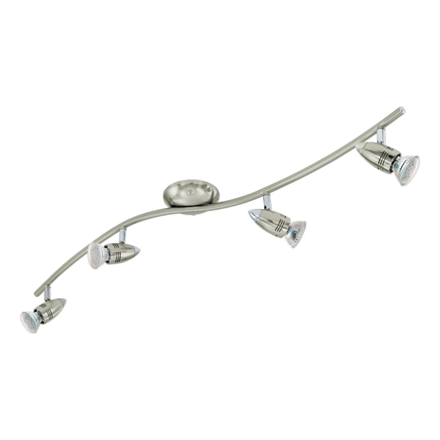 Eglo 78025 - LED Bodové svítidlo MAGNUM 4xGU10/3W/230V 3000K matný chrom