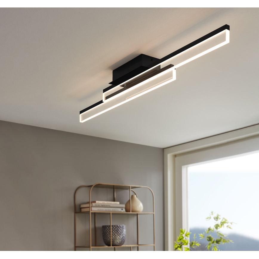 Eglo 780433 - LED Koupelnové stropní svítidlo YANGUAS 2xLED/11W/230V 3000K IP44 černá