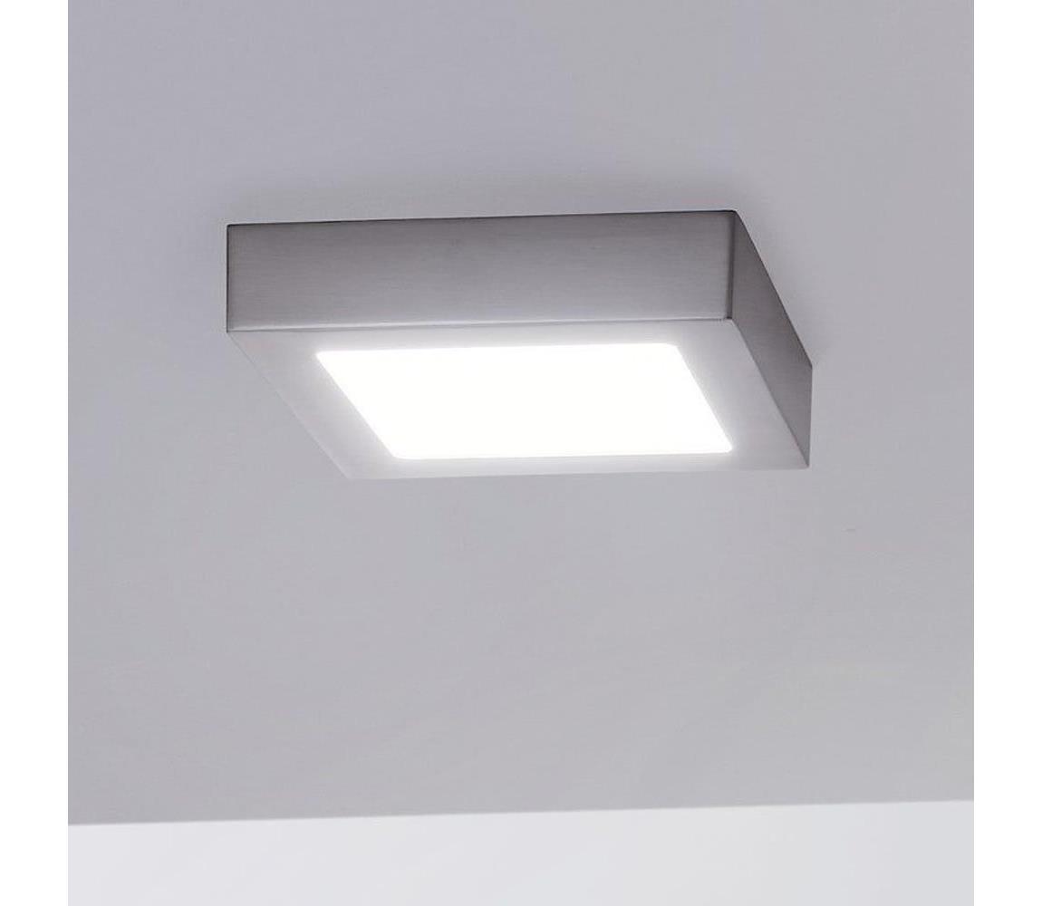 Eglo 78215 - LED Stropní svítidlo FUEVA LED/10,9W/230V 17x17 cm matný chrom 78215