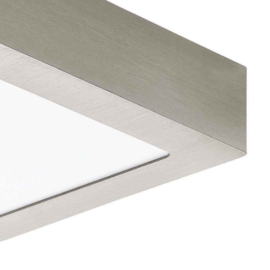 Eglo 78215 - LED Stropní svítidlo FUEVA LED/10,9W/230V 17x17 cm matný chrom