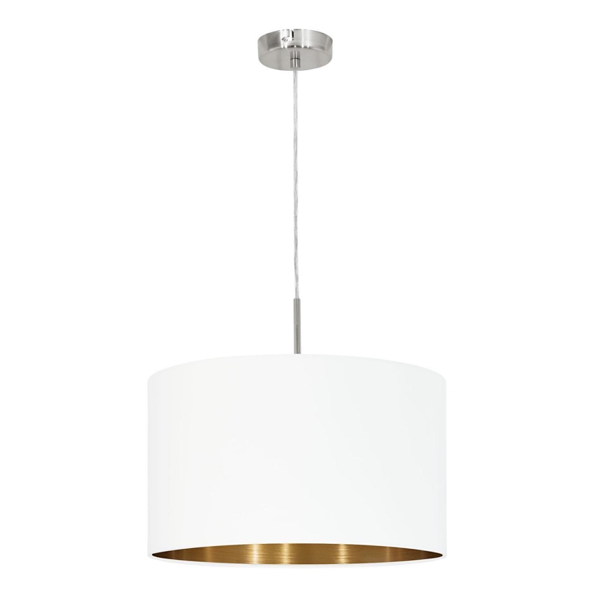 Eglo 78695 - Lustr na lanku PASTERI 1xE27/60W/230V bílá