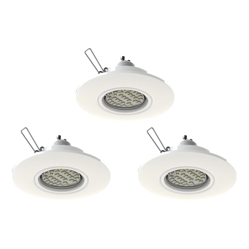 Eglo 78704 - SADA 3x LED Podhledové svítidlo PENETO 1xGU10/3,3W/230V bílá