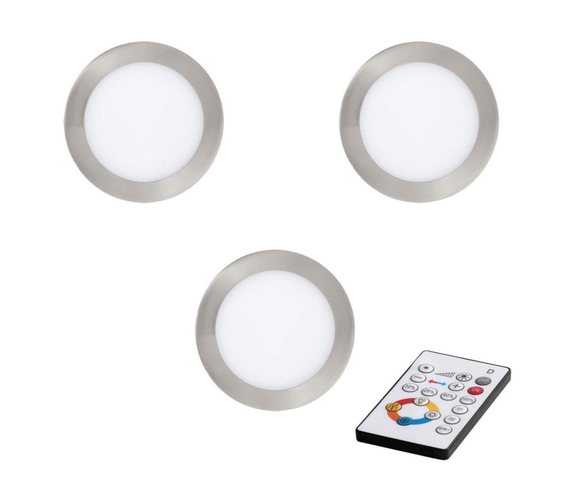 Eglo Eglo 78736 - SADA 3x LED Stmívatelné podhledové svítidlo TINUS LED/11W/230V + DO 