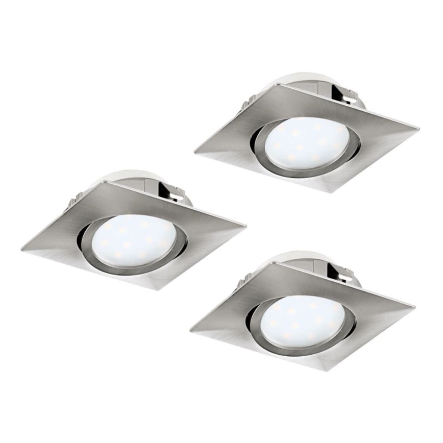 Eglo 78758 - SADA 3x LED Podhledové svítidlo PINEDA LED/6W/230V