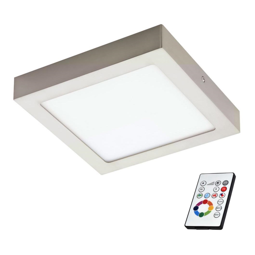 Eglo 78768 - LED RGB Stmívatelné stropní svítidlo TINUS 1xLED/6W/230V + dálkové ovládání 