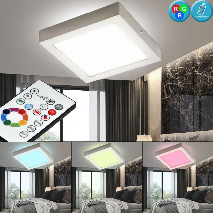 Eglo 78768 - LED RGB Stmívatelné stropní svítidlo TINUS 1xLED/6W/230V