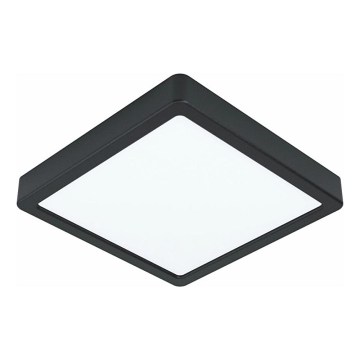 Eglo 78814 - LED Stropní svítidlo FUEVA LED/17W/230V 21x21 cm černá