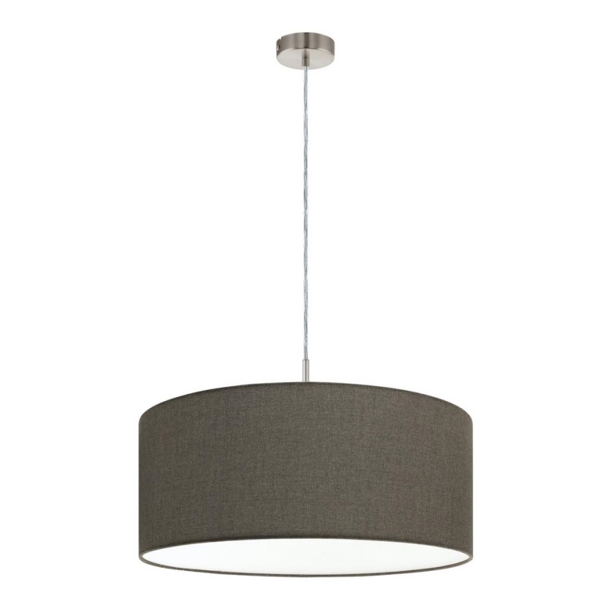 Eglo 79126 - Lustr na lanku PASTERI 1xE27/60W/230V hnědá