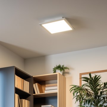 Eglo 79322 - LED Stmívatelné stropní svítidlo SALOBRENA LED/16W/230V 4000K 30x30 cm bílá