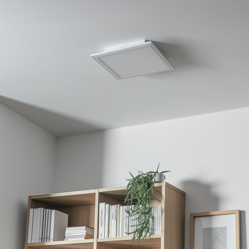 Eglo 79322 - LED Stmívatelné stropní svítidlo SALOBRENA LED/16W/230V 4000K 30x30 cm bílá