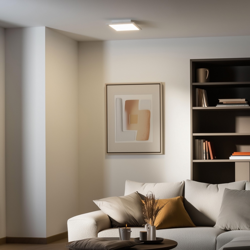 Eglo 79322 - LED Stmívatelné stropní svítidlo SALOBRENA LED/16W/230V 4000K 30x30 cm bílá