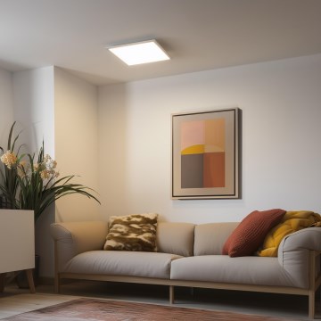 Eglo 79323 - LED Stmívatelné stropní svítidlo SALOBRENA LED/25W/230V 4000K 45x45 cm bílá