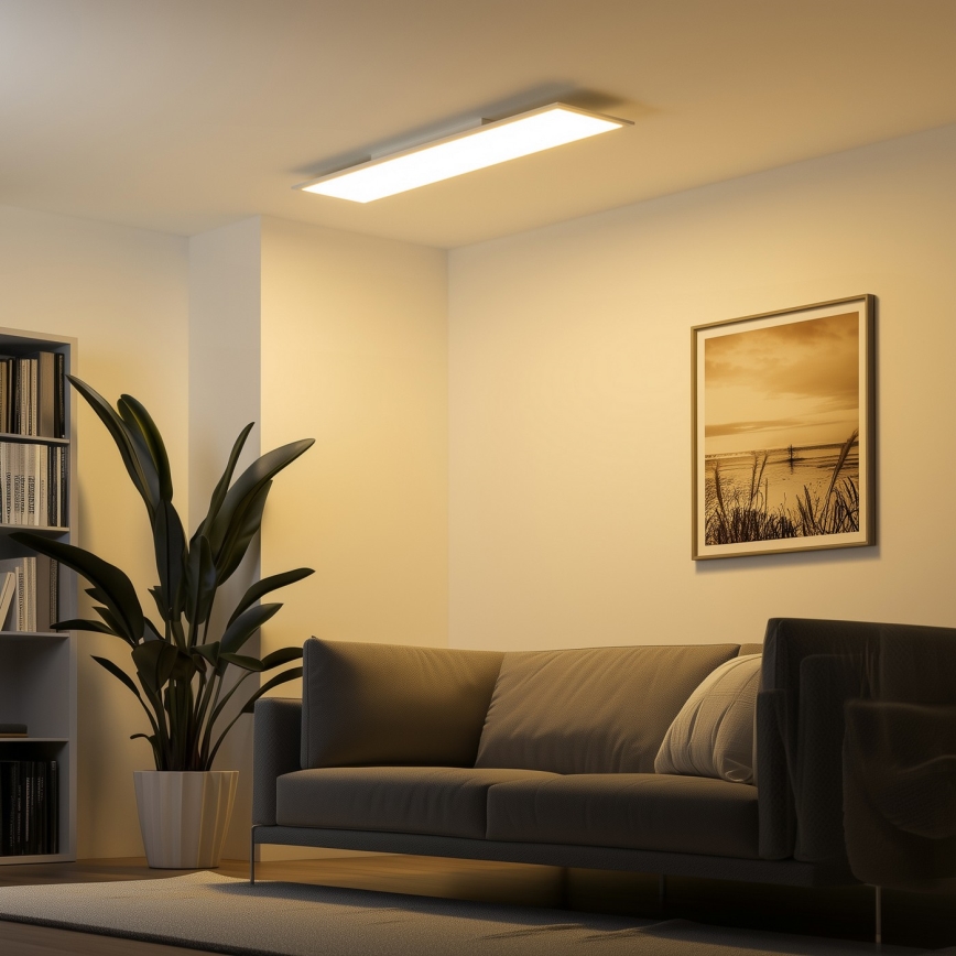 Eglo 79328 - LED Stropní svítidlo SALOBRENA-RW LED/34W/230V 2700/4000K 120x30 cm bílá