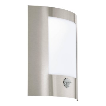 Eglo 79601 - Venkovní nástěnné svítidlo se senzorem FIDELIDAD 1xE27/60W/230V IP44