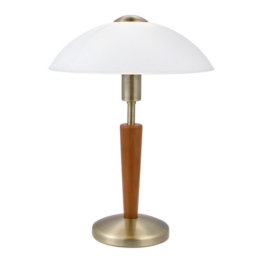 Eglo 81839 - Stolní lampa SOLO 1xE14/60W/230V ořech