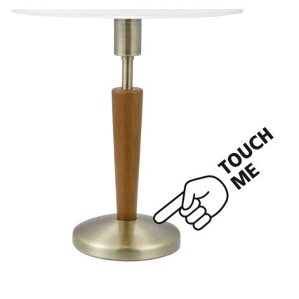 Eglo 81839 - Stolní lampa SOLO 1xE14/60W/230V ořech