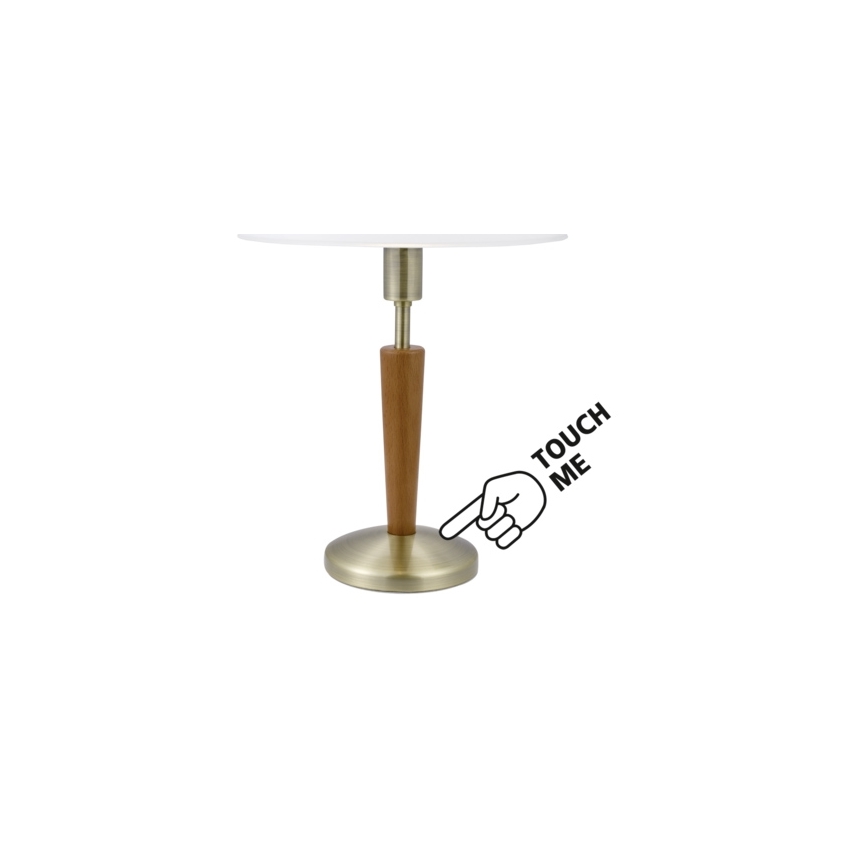 Eglo 81839 - Stolní lampa SOLO 1xE14/60W/230V ořech