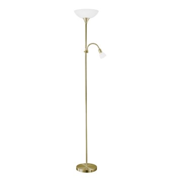 EGLO 82844 - Stojací lampa UP 2 1xE27/60W + 1xE14/25W bronz EGLO 82844 - Stojací lampa UP 2 1xE27/60W + 1xE14/25W bronz