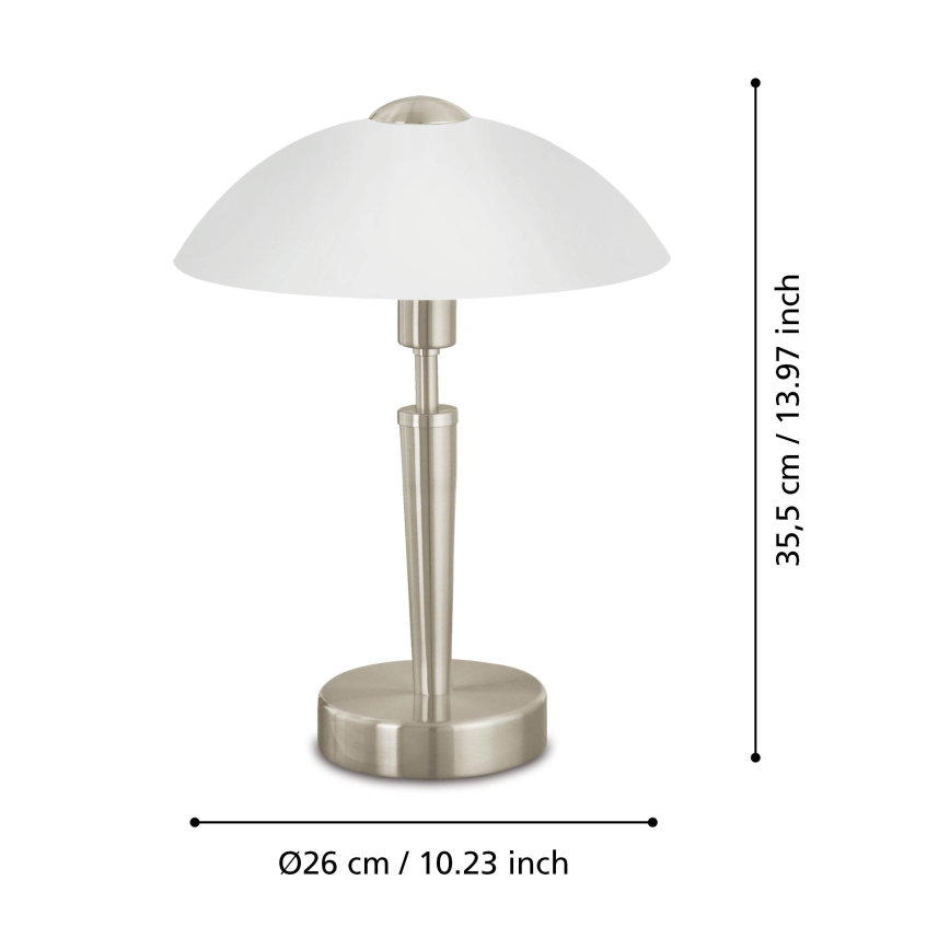 Eglo - Stmívatelná stolní lampa 1xE14/40W/230V