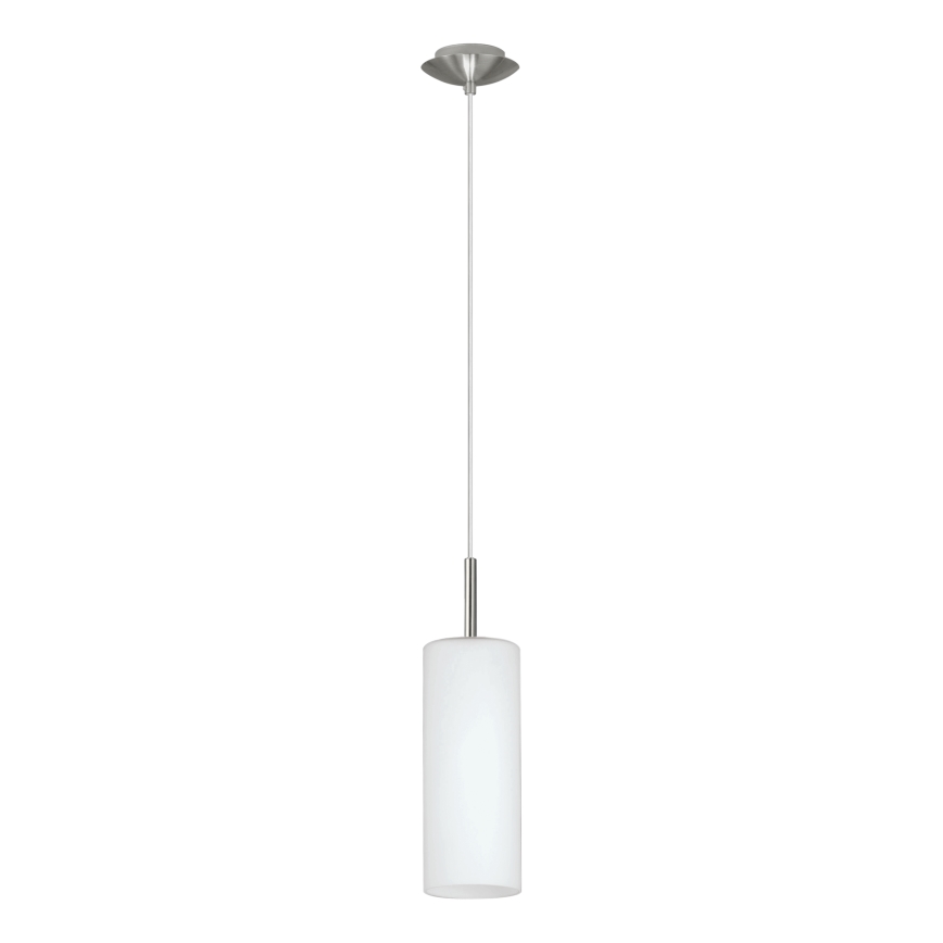 EGLO - Lustr na lanku 1xE27/60W bílá