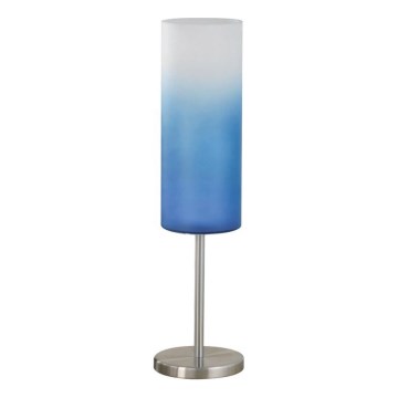 Eglo 85999 - Stolní lampa TROY BLUE 1xE27/100W/230V modrá