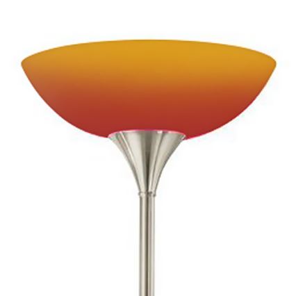 EGLO - Stojací lampa 1xE27/60W + 1xE14/25W matný nikl