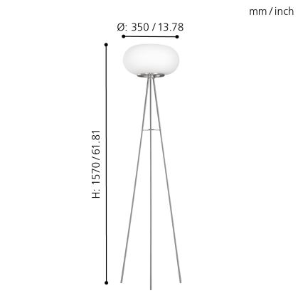 EGLO - Stojací lampa 2xE27/60W