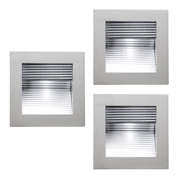 Eglo 87026 - SADA 3x Vestavné schodišťové svítidlo GLENN 3xG4/20W/230V Eglo 87026 - SADA 3x Vestavné schodišťové svítidlo GLENN 3xG4/20W/230V