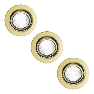 EGLO 87378 - SADA 3x Downlight EINBAUSPOT 3xGU10/50W EGLO 87378 - SADA 3x Downlight EINBAUSPOT 3xGU10/50W