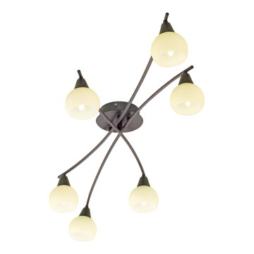 EGLO 87593 - Lustr přisazený LUCIA 6xG9/40W antická hnědá EGLO 87593 - Lustr přisazený LUCIA 6xG9/40W antická hnědá