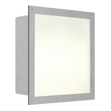 EGLO 88009 - Venkovní zápustné svítidlo ZIMBA 1xE27/60W stříbrná/bílá EGLO 88009 - Venkovní zápustné svítidlo ZIMBA 1xE27/60W stříbrná/bílá