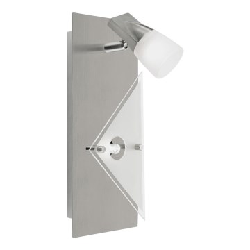 EGLO 88044 - Bodové svítidlo NEWTON 2xG9/40W satin chrom / bílá EGLO 88044 - Bodové svítidlo NEWTON 2xG9/40W satin chrom / bílá