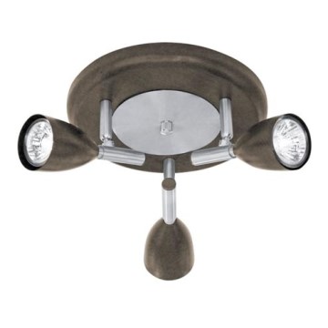EGLO 88373 - Bodové svítidlo HALVA 1 3xGU10/35W antická hnědá EGLO 88373 - Bodové svítidlo HALVA 1 3xGU10/35W antická hnědá