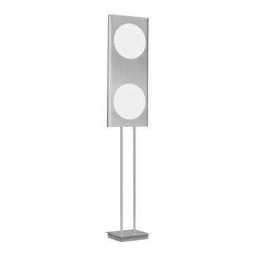 EGLO 88486 - Stojanová lampa ANAIS 2x2GX13/40W hliník/bílá EGLO 88486 - Stojanová lampa ANAIS 2x2GX13/40W hliník/bílá