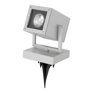 EGLO 88574 - Venkovní bodová lampa TABO 1 1xGU10/50W stříbrná EGLO 88574 - Venkovní bodová lampa TABO 1 1xGU10/50W stříbrná
