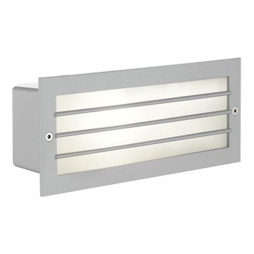 EGLO 88576 - Venkovní nástěnné svítidlo ZIMBA 1xE27/60W stříbrná/bílá EGLO 88576 - Venkovní nástěnné svítidlo ZIMBA 1xE27/60W stříbrná/bílá