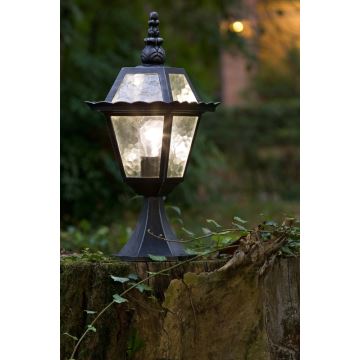 EGLO 89234 - Venkovní lampa ABANO 1xE27/100W černá/stříbrná patina IP44