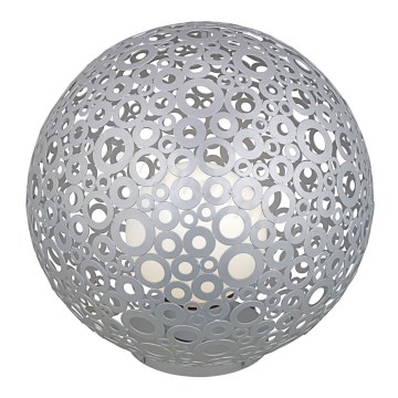 EGLO 89566 - Venkovní lampa FERROTERRA 1xE27/100W stříbrná IP54
