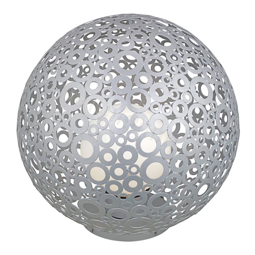 EGLO 89566 - Venkovní lampa FERROTERRA 1xE27/100W stříbrná IP54