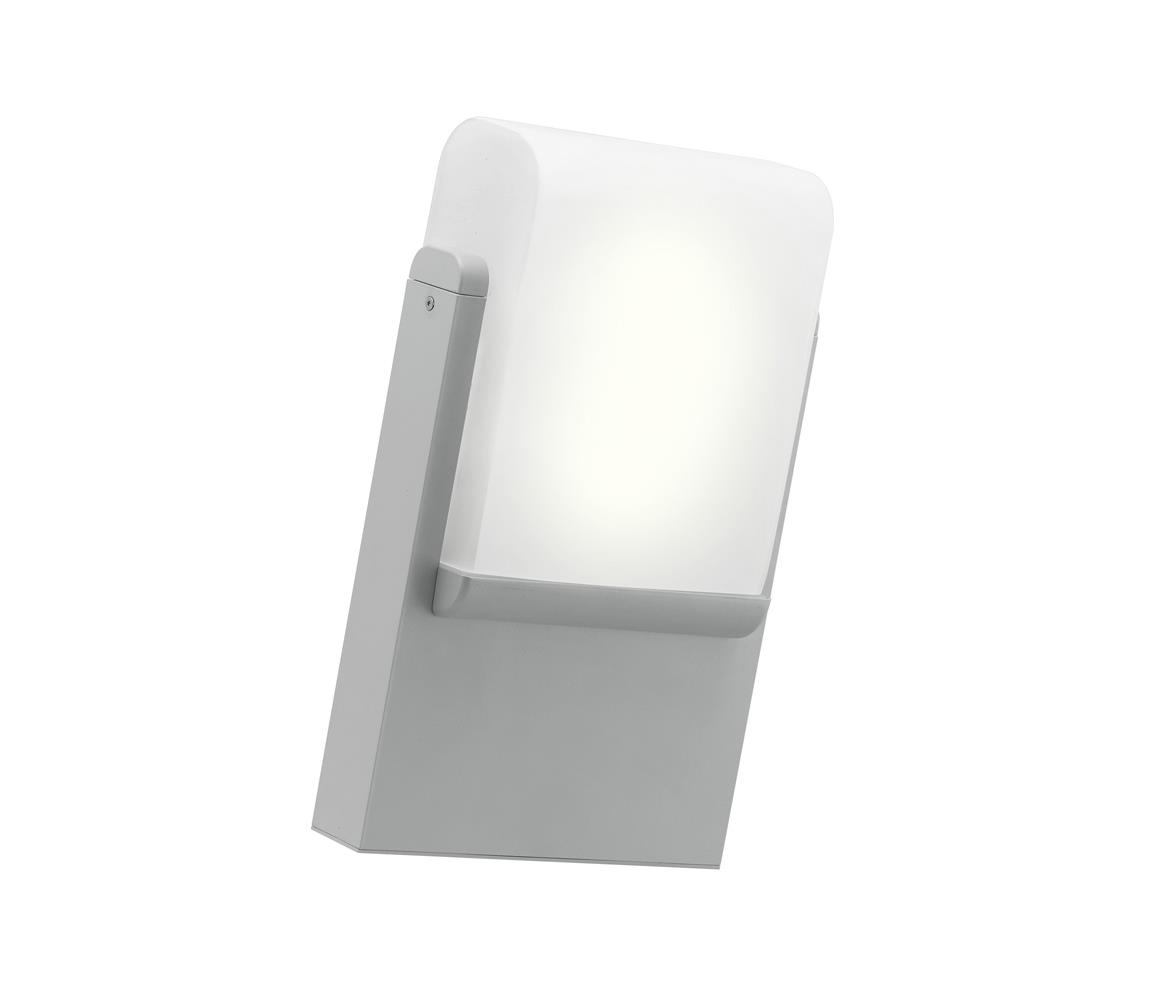 Eglo EGLO 89576 - Venkovní nástěnné svítidlo CARACAS 1xE27/22W/230V stříbrná IP44 