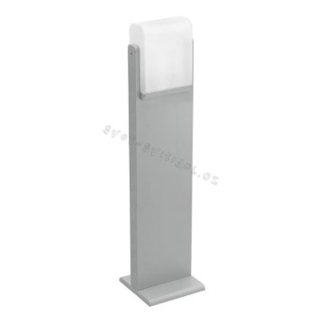 EGLO 89579 - Venkovní lampa CARACAS 1xE27/22W stříbrná IP44