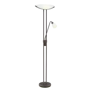 EGLO 89785 - Stojací lampa BAYA 2 2xE27/18W,1xE14/7W