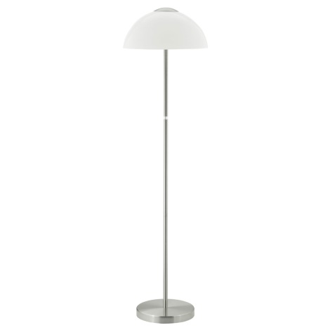 EGLO 89998 - Podlahová lampa TOPO 1 2xE27/60W bílá lesklá